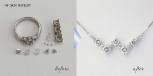 大ぶりペンダントリフォーム